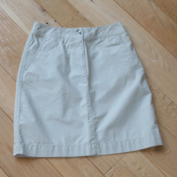 Khaki Skirt Size 6 Regular - Picture 1 of 8